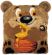 Набор для вышивания Риолис Подушка Медвежонок / 1590 - 