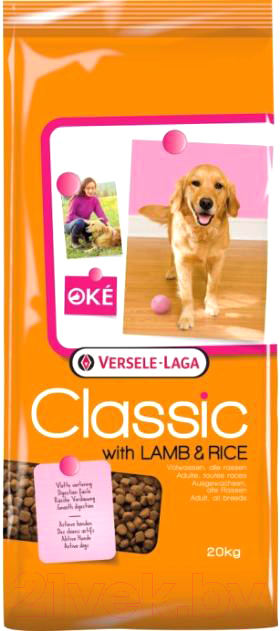 Сухой корм для собак OKE Classic ягненок и рис / 438017 (20кг)