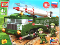 

Конструктор Город мастеров, Армия: Тополь-м / 7090-BL