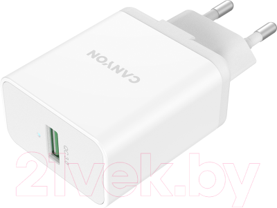 

Зарядное устройство сетевое Canyon, Белый, CNE-CHA12W