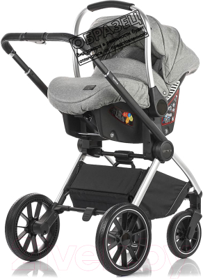 Детская универсальная коляска Carrello Optima 3 в 1 / CRL-6504 (Mirror Grey)