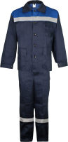 Комплект рабочей одежды Sardoba Tekstil Производственник (р-р 60-62/194-200, тёмно-синий/василёк) - 