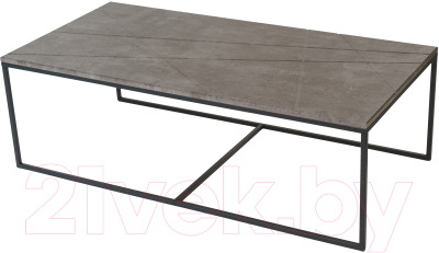 Журнальный столик Калифорния мебель Геометрика (серый бетон)