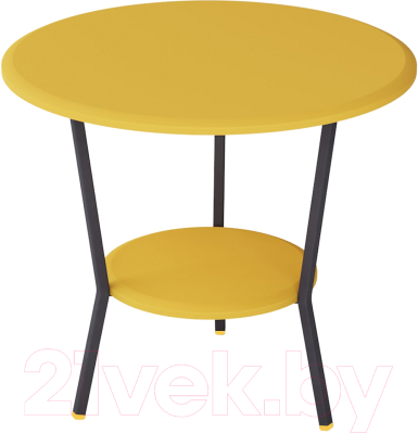 Журнальный столик Калифорния мебель Шот (желтый)