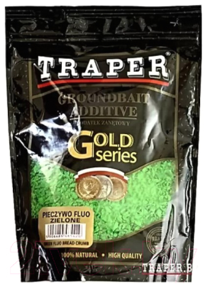 Прикормка рыболовная Traper Gold Печиво флуо зеленое / 303575 (400гр)