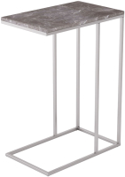 Приставной столик Калифорния мебель Агами (серый мрамор) - 