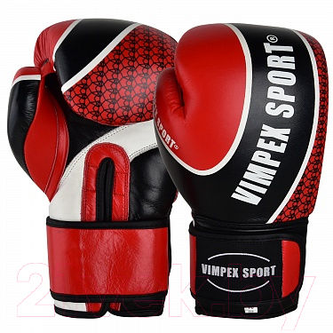 Боксерские перчатки Vimpex Sport 3034 (10oz, красный)