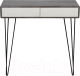 Консольный столик Калифорния мебель Телфорд (серый/белый бетон) - 