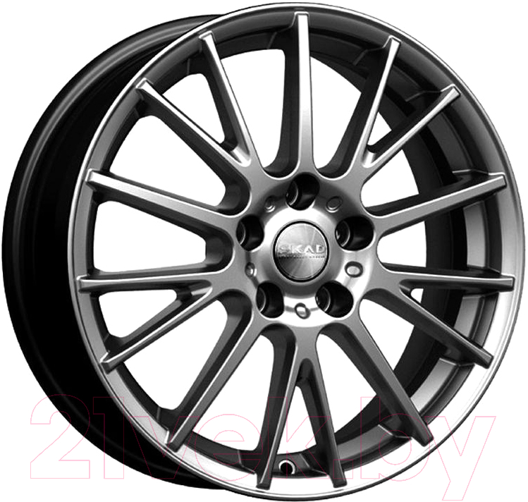 Литой диск SKAD Дубай 17x6.5" 5x114.3мм DIA 67.1мм ET 45мм Графит