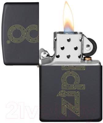 Зажигалка Zippo Design / 49598 (черный матовый)