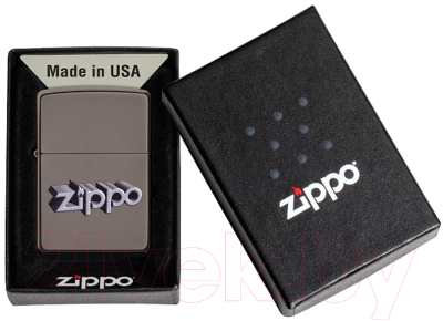 Зажигалка Zippo Design / 49417 (черный)