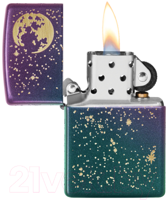 Зажигалка Zippo Starry Sky / 49448 (фиолетовый матовый)