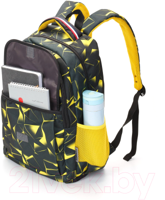 Школьный рюкзак Torber Class X / T2743-YEL (черный/желтый)