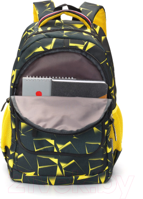 Школьный рюкзак Torber Class X / T2743-YEL (черный/желтый)