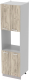 Шкаф-пенал кухонный Интерлиния Компо ПШД-№5-2145 (дуб серый) - 