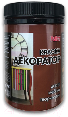 Краска Palizh Декоратор Акриловая (320г, горький шоколад)