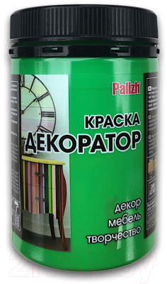 Краска Palizh Декоратор Акриловая (320г, зеленый)