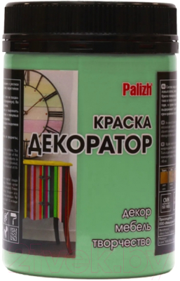 

Краска Palizh, Зеленый, Декоратор Акриловая
