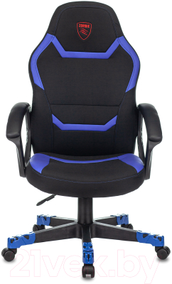 Кресло геймерское Бюрократ Zombie 10 (черный/синий)