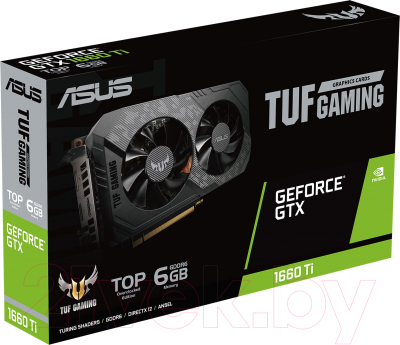 Видеокарта Asus TUF-GTX1660TI-T6G-Evo-Gaming