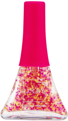 Лак для ногтей детский Lukky Peel-Off Конфетти-Микс / Т16750 (розово-золотистый)