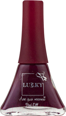 Лак для ногтей детский Lukky Peel-Off / Т16758 (темно-вишневый)