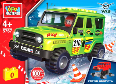 

Конструктор Город мастеров, UAZ Hunter Ралли / SB-5767