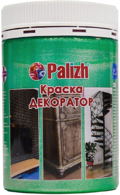 

Краска Palizh, Зеленый, Декоратор Акриловая