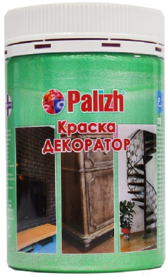 

Краска Palizh, Зеленый, Декоратор Акриловая