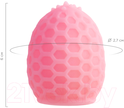Мастурбатор для пениса ToyFa A-Toys Pufl / 763015 (розовый)