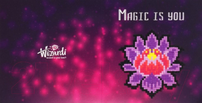 

Набор для творчества Wizardi, Открытка. Магический лотос / Wc0139