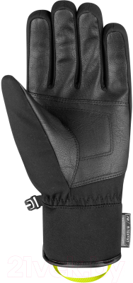 Перчатки лыжные Reusch Luca R-Tex XT / 6101251-7623 (р-р 10.5, Black Melange/Safety Yellow/Brilliant)