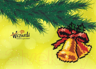 

Набор для творчества Wizardi, Открытка. Колокольчики / Wc0308