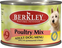 

Влажный корм для собак Berkley, №9 рагу из птицы / 75005