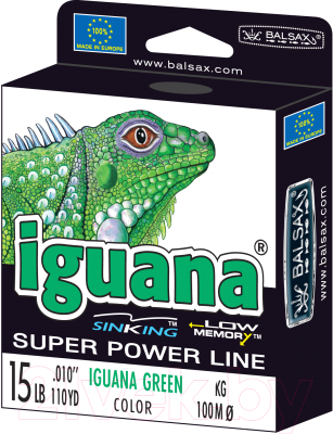 Леска монофильная Balsax Iguana Box 0.30мм / 0067591 (100м)
