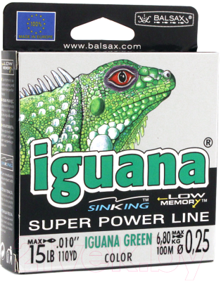 Леска монофильная Balsax Iguana Box 0.25мм / 0067590 (100м)