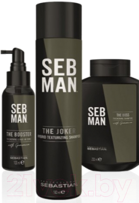 Шампунь для волос Seb Man Освежающий для увеличения объема (250мл)