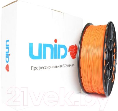 Пластик для 3D-печати Unid PLA 1.75мм 0.8кг / UPLA0807 (оранжевый)