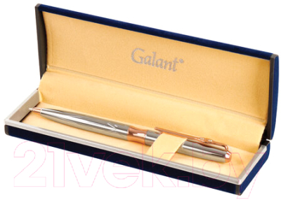 Ручка шариковая имиджевая Galant Nuance Silver / 143520 (синий)