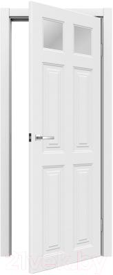 Дверь межкомнатная MDF Techno Stefany 3219 90x200 (белый лакомат)
