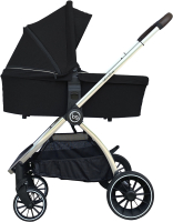 Детская универсальная коляска Bubago Lacio Chrom 2 в 1 / BG200 (черный) - 