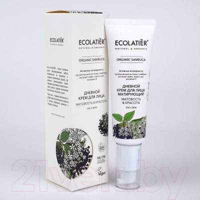 Крем для лица Ecolatier Green Sambuca Дневной матирующий (50мл)