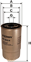 Топливный фильтр Filtron PP968/4 - 