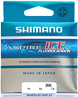 Леска монофильная Shimano Aspire Silk S Ice 0.1мм зимняя / ASSSI5010 (50м) - 