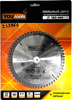 Пильный диск Yourtools Z60 160/20мм - 