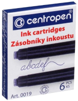 Чернила для перьевой ручки Centropen 0019/06 (6шт, синий) - 