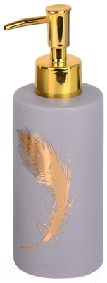Дозатор для жидкого мыла АкваЛиния Феникс B4230-1 (серый)