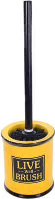 Ершик для унитаза АкваЛиния CE2375BA-TOH (желтый)