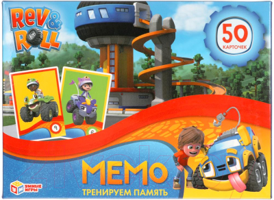

Настольная игра Умные игры, Мемо. Рев и Рол / 4610136737150
