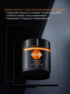 Маска для волос Syoss Repair для поврежденных волос (500мл)